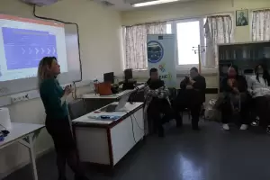 Οι τοπικοί πολλαπλασιαστές του δικτύου Eurodesk στο 1ο ΕΠΑΛ Αμυνταίου για τη διεξαγωγή των Euroclasses