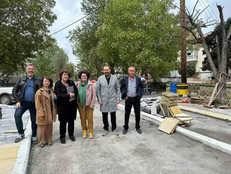 Επίσκεψη στελεχών ΕΥΔΕΠ στο έργο της ανάπλασης του ποταμού Σακουλέβα