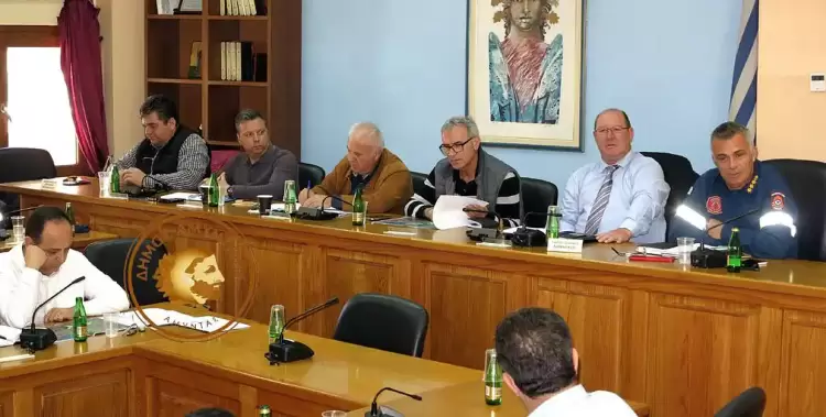 Πρώτη σύσκεψη φορέων του Συντονιστικού Οργάνου Πολιτικής Προστασίας, στο Αμύνταιο