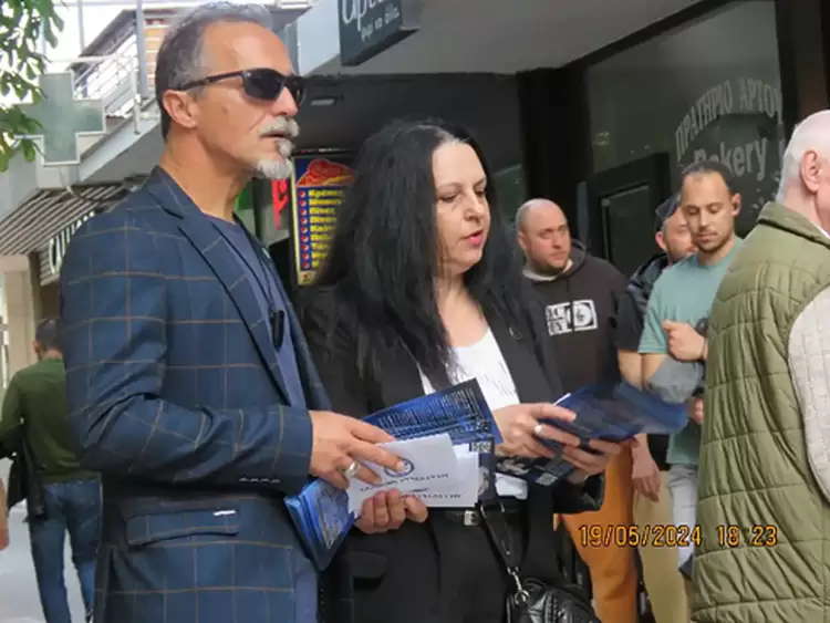 Η επίσκεψη του Υποψήφιου Ευρωβουλευτή της Ελλήνων Συνέλευσις Ιωάννη Πουλατσόγλου σε καφέ, σε Πτολεμαΐδα και Κοζάνη