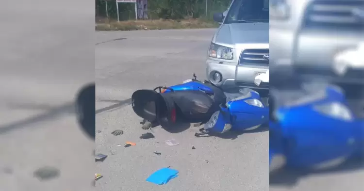 Κοζάνη: Τροχαίο με σύγκρουση μηχανής αυτοκινήτου