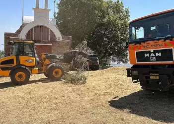 Δήμος Φλώρινας: Καθαρισμός κορυφής και κεντρικού δασικού δικτύου του λόφου Αγίου Παντελεήμονα από αυτοφυή βλάστηση