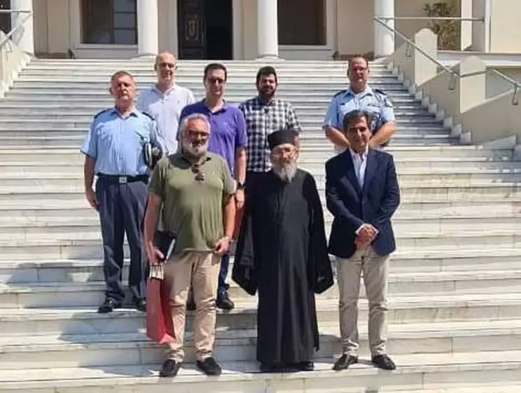 Επίσκεψη του ΥΜΑΘ Κωνσταντίνου Π. Γκιουλέκα στο Άγιον Όρος