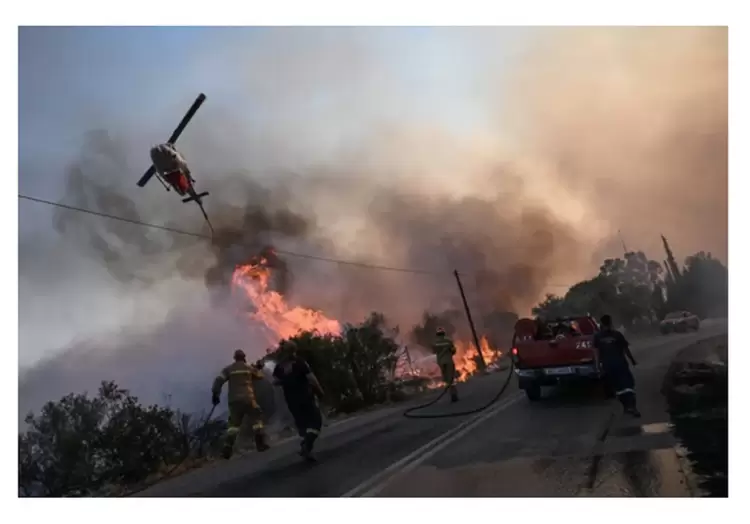 Φωτιά τώρα στην Κοζάνη – Σηκώθηκαν τρία εναέρια