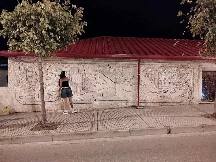 Η πρώτη τοιχογραφία ολοκληρώθηκε με επιτυχία στην αρχή της οδού της Μοναστηρίου στην Κοζάνη!