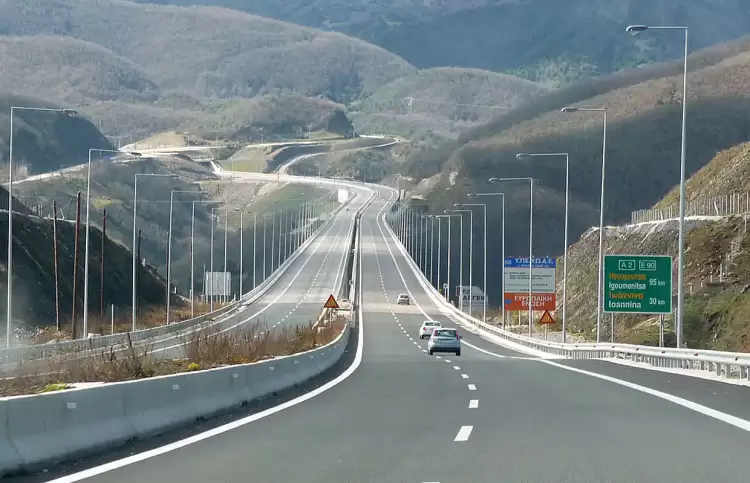 Διακοπή κυκλοφορίας στην Εγνατία Οδό λόγω τροχαίου