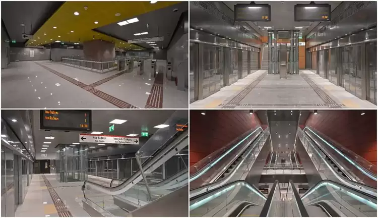 Μετρό Θεσσαλονίκης: Δείτε πώς είναι εσωτερικά οι σταθμοί του (χάρτης)