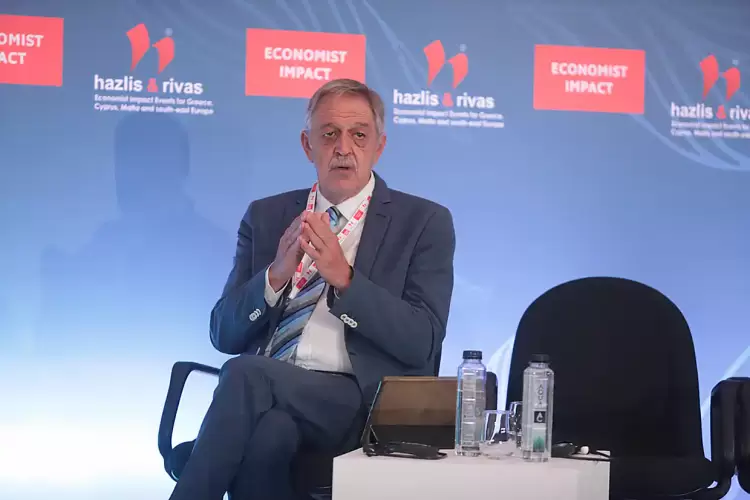 Π. Κουκουλόπουλος στο Συνέδριο του Economist: «Αλλαγή πορείας στην ελληνική οικονομία, με διαρθρωτικές πολιτικές κοινωνικής συνοχής» Π. Κουκουλόπουλος στο Συνέδριο του Economist: «Αλλαγή πορείας στην ελληνική οικονομία, με διαρθρωτικές πολιτικές κοινωνικής συνοχής»