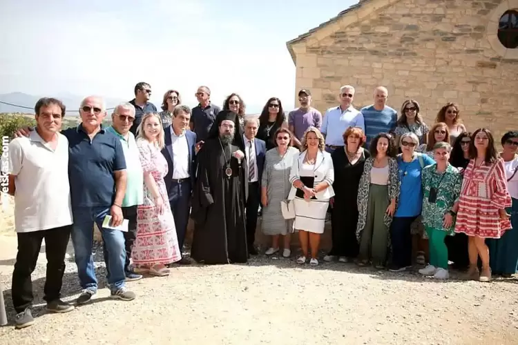 Θυρανοίξια στήν Ἱερά Μονῆ Ταξιαρχῶν Τσούκας καὶ ἐπίσημη παράδοση τοῦ ἔργου, παρουσία τῆς Ὑπουργοῦ Πολιτισμοῦ κ. Λίνας Μενδώνη 