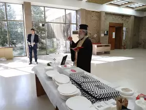 Αγιασμός στα δικαστήρια Κοζάνης 