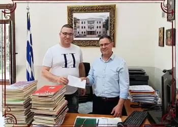 Δωρεά του Ιωάννη  Τσακιρίδη στο μουσικό σχολείο Σιάτιστας – Χορηγία 135 βιβλίων μουσικής