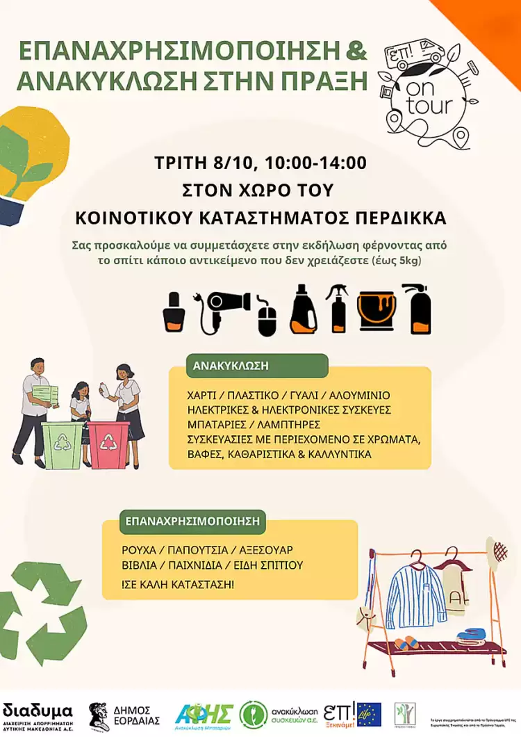 Δράση για Επαναχρησιμοποίηση & Ανακύκλωση στην πράξη