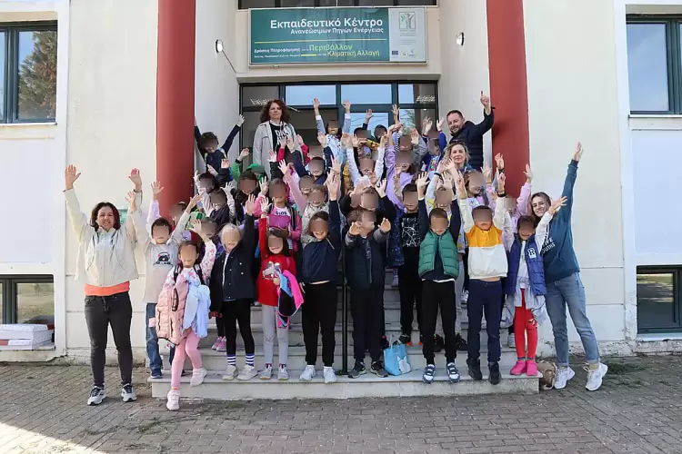 Εκπαιδευτική Επίσκεψη του Πειραματικού Δημοτικού  σχολείου Φλώρινας στο Εκπαιδευτικό Κέντρο ΑΠΕ στον Φιλώτα