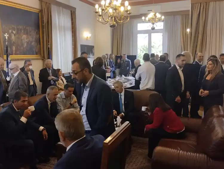 Ελευθέρια Κοζάνης: Δεξίωση στο δημαρχείο Κοζάνης