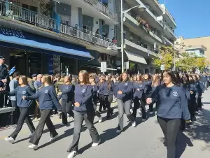 Κοζάνη: Η Παρέλαση στην οδό Παύλου Μελά για την Εθνική Επέτειο της 28ης Οκτωβρίου 1940