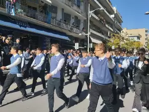 Κοζάνη: Η Παρέλαση στην οδό Παύλου Μελά για την Εθνική Επέτειο της 28ης Οκτωβρίου 1940