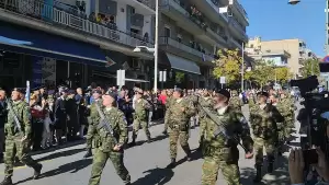 Κοζάνη: Η Παρέλαση στην οδό Παύλου Μελά για την Εθνική Επέτειο της 28ης Οκτωβρίου 1940