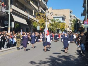 Κοζάνη: Η Παρέλαση στην οδό Παύλου Μελά για την Εθνική Επέτειο της 28ης Οκτωβρίου 1940