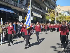 Κοζάνη: Η Παρέλαση στην οδό Παύλου Μελά για την Εθνική Επέτειο της 28ης Οκτωβρίου 1940