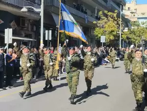 Κοζάνη: Η Παρέλαση στην οδό Παύλου Μελά για την Εθνική Επέτειο της 28ης Οκτωβρίου 1940