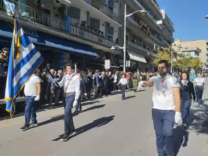 Κοζάνη: Η Παρέλαση στην οδό Παύλου Μελά για την Εθνική Επέτειο της 28ης Οκτωβρίου 1940