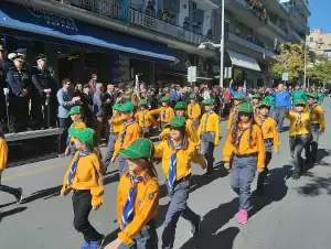 Κοζάνη: Η Παρέλαση στην οδό Παύλου Μελά για την Εθνική Επέτειο της 28ης Οκτωβρίου 1940