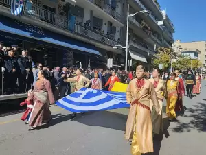 Κοζάνη: Η Παρέλαση στην οδό Παύλου Μελά για την Εθνική Επέτειο της 28ης Οκτωβρίου 1940