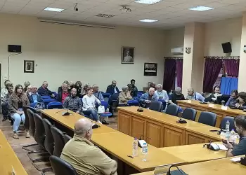 Πραγματοποιήθηκε την Τετάρτη 2/10 η εκδήλωση των Κομματικών Οργανώσεων του ΚΚΕ στο Αμύνταιο με θέμα τις εξελίξεις στο ΚΕΦΙΑΠ