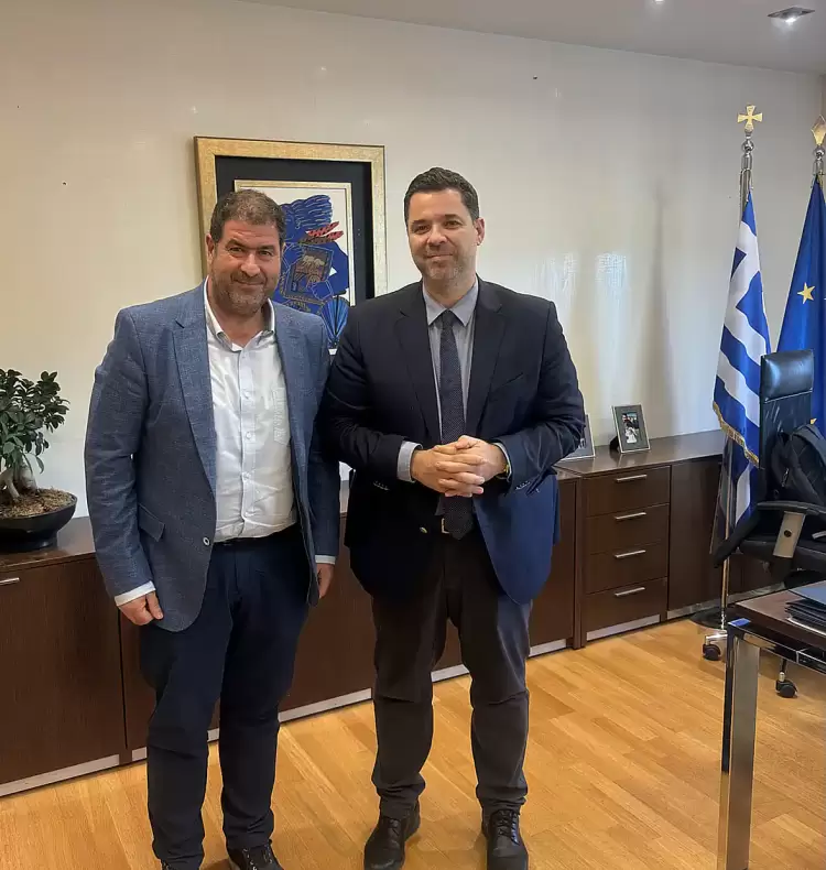 Συνάντηση Βουλευτή Γρεβενών Θανάση Σταυρόπουλου με τον Υφυπουργό στον Πρωθυπουργώ Θ. Κοντογεώργη Συνάντηση Βουλευτή Γρεβενών Θανάση Σταυρόπουλου με τον Υφυπουργό στον Πρωθυπουργώ Θ. Κοντογεώργη