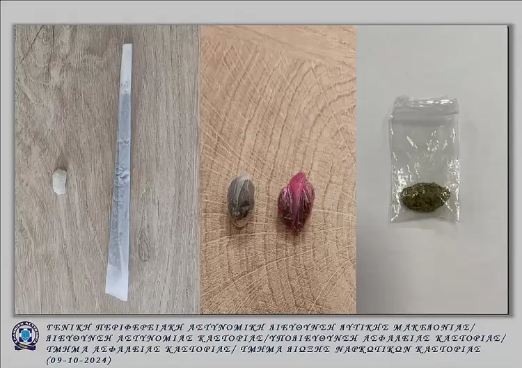 Συνελήφθησαν για ναρκωτικά συνολικά 10 άτομα, σε περιοχές της Καστοριάς, Κοζάνης και Φλώρινας