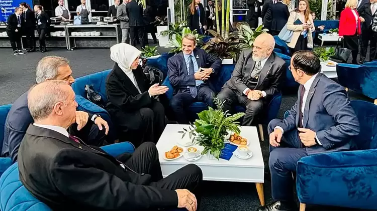 Άτυπη συνάντηση Μητσοτάκη, Ερντογάν Χριστοδουλίδη Και Ράμα στη Βουδαπέστη Άτυπη συνάντηση Μητσοτάκη, Ερντογάν Χριστοδουλίδη Και Ράμα στη Βουδαπέστη