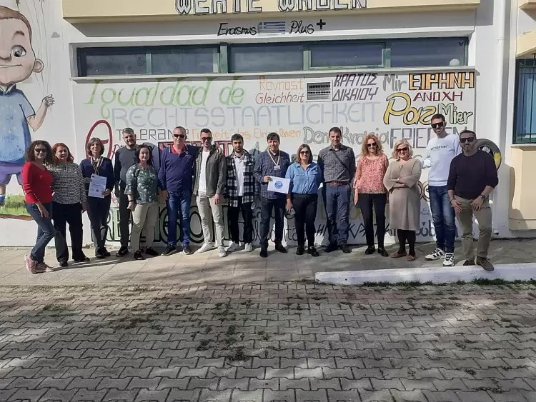 Εκπαιδευτική επίσκεψη μαθητών και εκπαιδευτικών από την Ρουμανία στο δημοτικό σχολείο Βαθυλάκκου