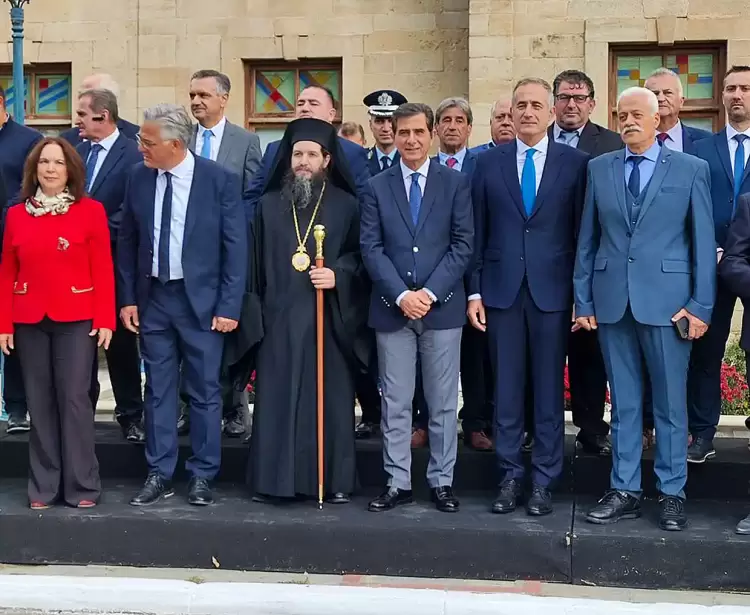 Ο ΥΜΑΘ Κωνσταντίνος Π. Γκιουλέκας στα Ελευθέρια της Σιάτιστας Ο ΥΜΑΘ Κωνσταντίνος Π. Γκιουλέκας στα Ελευθέρια της Σιάτιστας