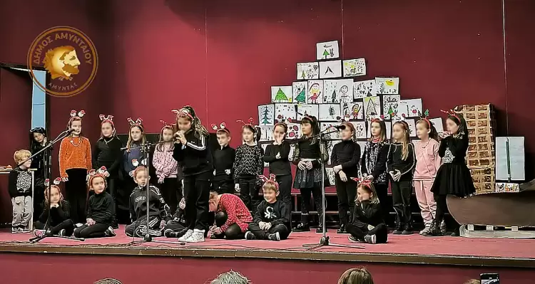 Ξεκίνησαν οι Χριστουγεννιάτικες εκδηλώσεις στο Αμύνταιο