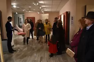 Εγκαίνια της έκθεσης εικαστικών έργων του Αλέξανδρου Καπετάνου