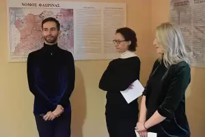 Εγκαίνια της έκθεσης εικαστικών έργων του Αλέξανδρου Καπετάνου