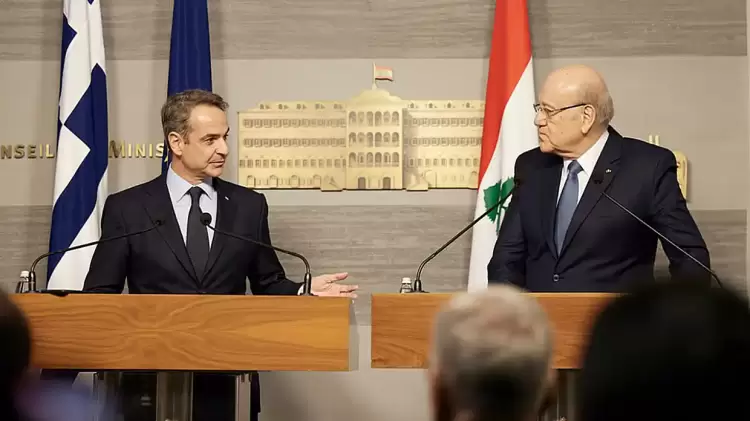 Ο Κυριάκος Μητσοτάκης στο Λίβανο