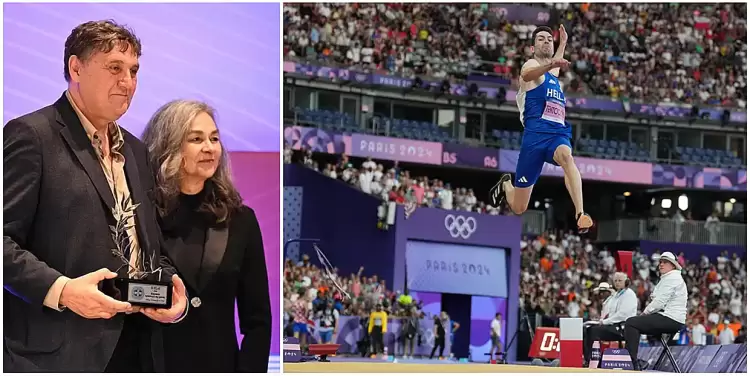 Ο ολυμπιονίκης του μήκους Μίλτος Τεντόγλου αναδείχτηκε για τρίτη συνεχή χρονιά αθλητής της χρονιάς