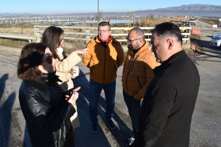 Στην κινητοποίηση των κατοίκων του Ελλησπόντου στο Φανάρι Ακρινής, ο Δήμαρχος Κοζάνης Γιάννης Κοκκαλιάρης