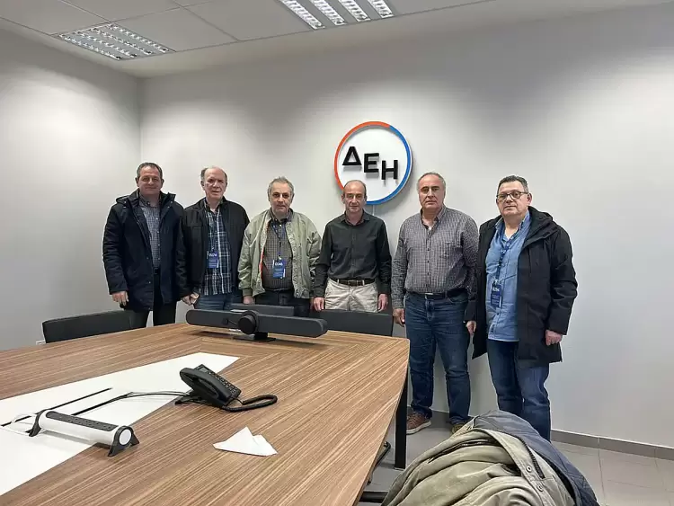 Συνάντηση ΤΕΕ/ΤΔΜ και ΕΚΝΚ με τον Διευθυντή της Μονάδας « Πτολεμαΐδας 5» της ΔΕΗ