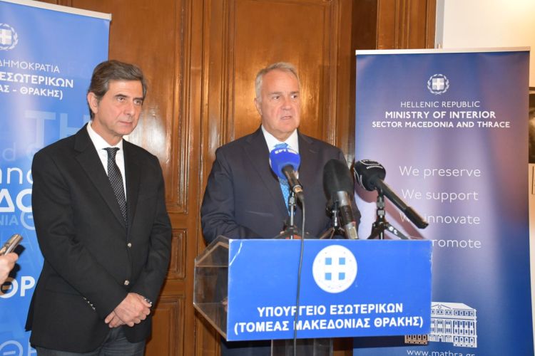 Συνάντηση του ΥΜΑΘ Κωνσταντίνου Π. Γκιουλέκα με τον Υπουργό Επικρατείας Μάκη Βορίδη