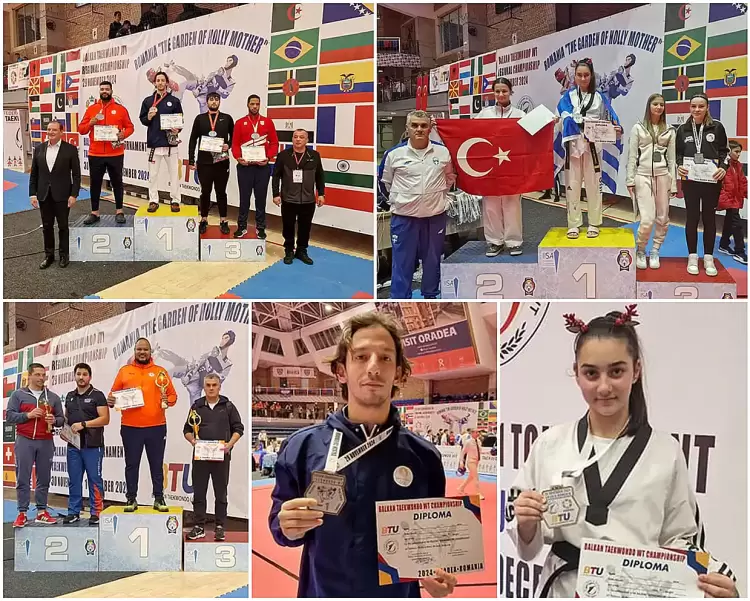 Θριαμβευτική Επιστροφή με Τρία Χρυσά Μετάλλια από το 24° Βαλκανικό Πρωτάθλημα Taekwondo  και το Balkan Open G1 Tournament
