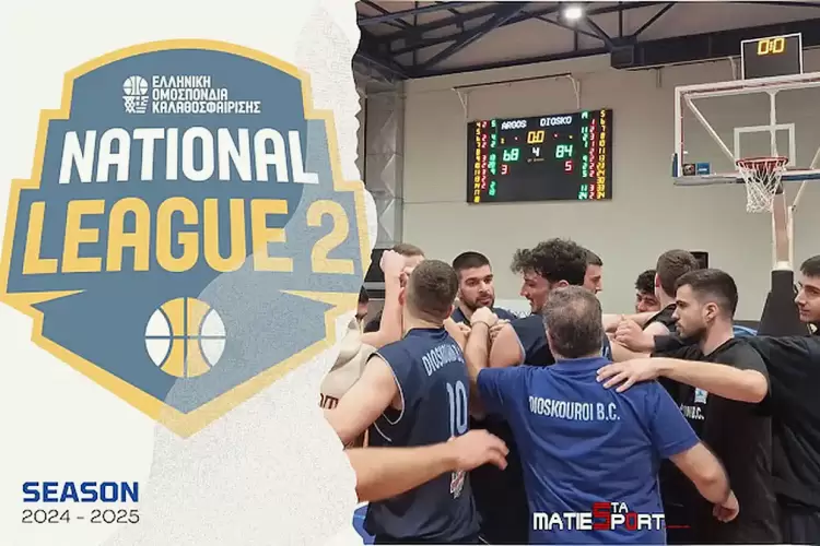 National League 2: Νίκη πρωτιάς για τους Διόσκουρους Κοζάνης – Τα αποτελέσματα της 15ης αγωνιστικής
