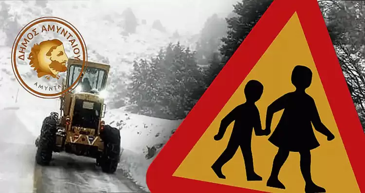 Κλειστά θα παραμείνουν τα σχολεία των Δήμων Αμυνταίου, και Φλώρινας την Τετάρτη 15 Ιανουαρίου