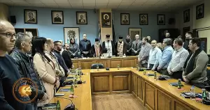 Κοπή βασιλόπιτας του Δημοτικού Συμβουλίου Αμυνταίου και 1η τακτική συνεδρίαση Κοπή βασιλόπιτας του Δημοτικού Συμβουλίου Αμυνταίου και 1η τακτική συνεδρίαση