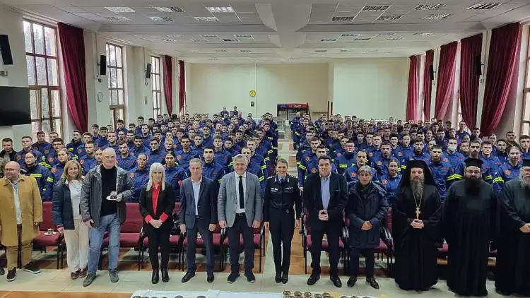 Κοπή Βασιλόπιτας στη Σχολή Πυροσβεστών Τσοτυλίου