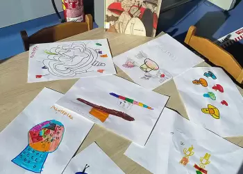 Παιδιά από την Αιανή στην Κοβεντάρειο Δημοτική Βιβλιοθήκη