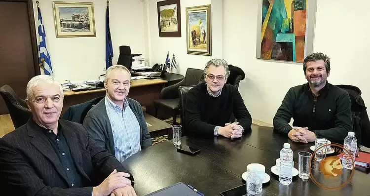 Συνάντηση του Δημάρχου Αμυνταίου με εκπροσώπους του τμήματος Γεωπονίας, του Πανεπιστημίου Δυτικής Μακεδονίας