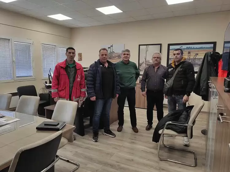 Συνάντηση της “Ένωσης” με τον διευθυντή του Νοτίου Πεδίου