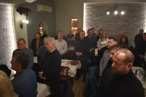 Τη βασιλόπιτά τους έκοψαν οι πρόεδροι των κοινοτήτων του Δήμου Φλώρινας Τη βασιλόπιτά τους έκοψαν οι πρόεδροι των κοινοτήτων του Δήμου Φλώρινας